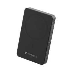 Verbatim (32227) Charge 'n' Go Essentials MagSafe Power Bank Wireless 10000mAh Black