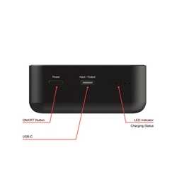 Verbatim (32223) Charge 'n' Go Power Bank Magnetic Wireless Charging 20000mAh Black