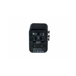 Verbatim (49543) UTA-01 Universal Travel Adapter with 2 x USB-A Ports 12W
