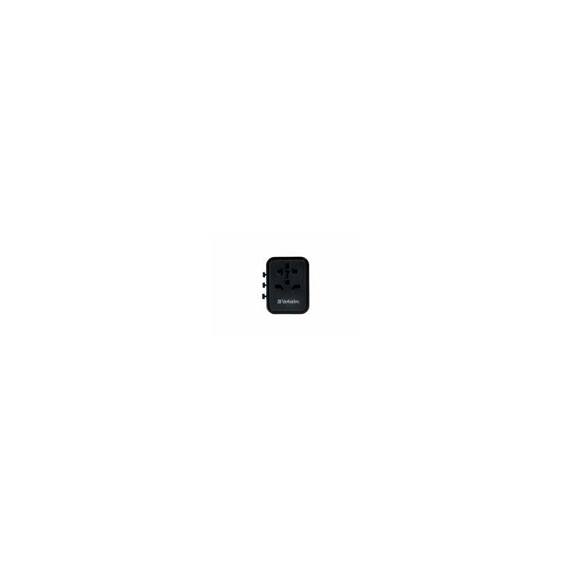 Verbatim  (49544) UTA-02 Universal Travel Adapter with 1 x USB-C PD 20W / 1 x USB-A QC 3.0