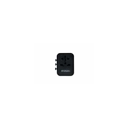 Verbatim  (49544) UTA-02 Universal Travel Adapter with 1 x USB-C PD 20W / 1 x USB-A QC 3.0