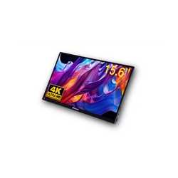 Verbatim Portable 15.6" Touch Monitor 4K UHD ALU, 3840 x 2160 Resolution, 60HZ, Built-in Kickstand, Tilt: From 0 Up To 85