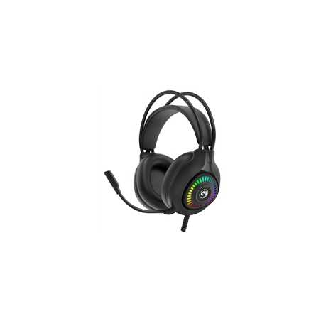 Marvo H8325 Akari 40 USB 2.0 Wired Gaming RGB Headset (Black)