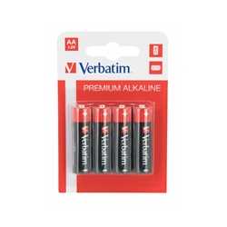 Verbatim (49921) AA Battery Alkaline 4 Pack
