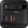 Verbatim (32217) GaN Wall Charger 65W 2 Port with Retractable Cable