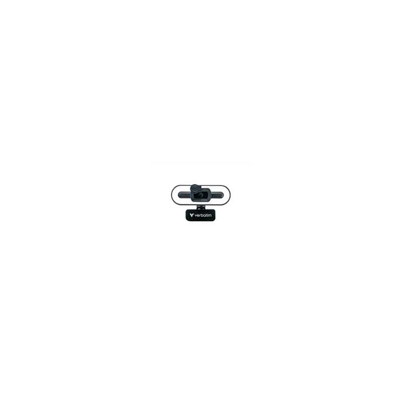 Verbatim (49579) AWC-02 Full HD 1080p Autofocus Webcam with Microphone and Light