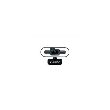Verbatim (49579) AWC-02 Full HD 1080p Autofocus Webcam with Microphone and Light