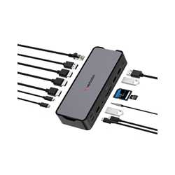 Verbatim (32171) USB-C Pro Docking Station 15 Port CDS-15