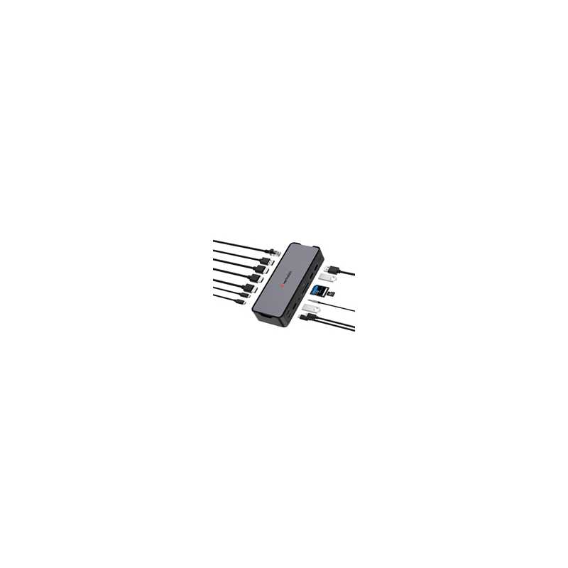 Verbatim (32171) USB-C Pro Docking Station 15 Port CDS-15