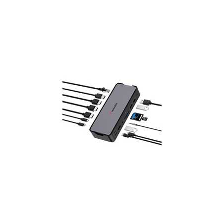 Verbatim (32171) USB-C Pro Docking Station 15 Port CDS-15