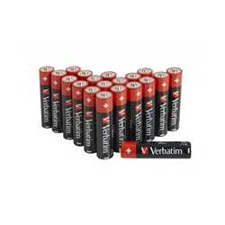 Verbatim (49877) AA Battery Alkaline 20 Pack