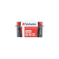 Verbatim(49505) AA Battery Alkaline 24 Pack (BOX)