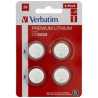 Verbatim CR2025 Battery Lithium 3V 4 Pack