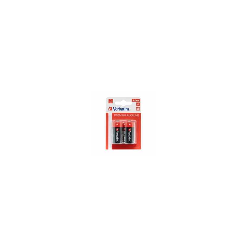 Verbatim (49922) C Battery Alkaline 2 Pack