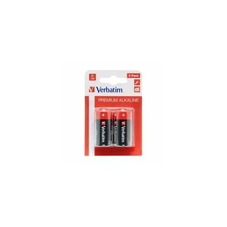Verbatim (49922) C Battery Alkaline 2 Pack