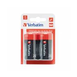 Verbatim (49923) D Battery Alkaline 2 Pack