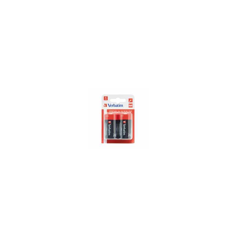 Verbatim (49923) D Battery Alkaline 2 Pack