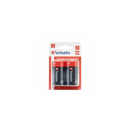 Verbatim (49923) D Battery Alkaline 2 Pack