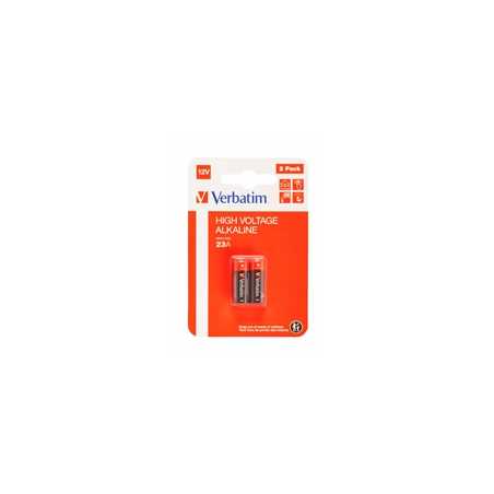 Verbatim (49940) 23A (MN21/A23) Battery Alkaline 12V 2 Pack