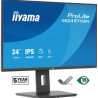 iiyama XB2497HSN-B1 24" IPS LCD USB-C Dock Display with 65W Charging, 4ms (1ms MPRT, Full HD 1920x1080, 350 cd/m2 Brightness, R