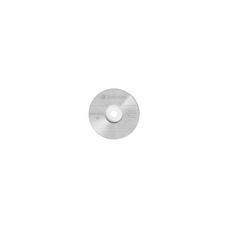 Verbatim (43666) DVD+R Double Layer 8.5GB 8X Matt Silver 10 Pack Spindle