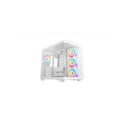 DeepCool CG530U 4F WH Case,White, Mid- Tower, 2x USB 3.0, Tempered Glass Side Window Panel, ITX/Micro ATX/ATX