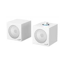 Genius SP-HF300U, 4W, USB Audio Speakers/ USB-A & USB-C - White