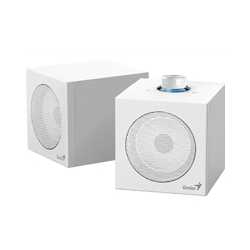Genius SP-HF300U, 4W, USB Audio Speakers/ USB-A & USB-C - White