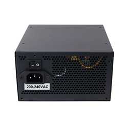 CiT 600W ATX Power Supply, 80+ Efficiency, 120mm Silent Fan, Active PFC, PCIe, SATA & Molex Connectors, Black PSU for Gaming & D