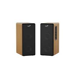 Genius SP-HF1220BT 45W RMS, Bluetooth 2-Way Wood Speakers, Bluetooth, 3.5mm