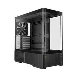 ANTEC Constellation C6 Air Mid-Tower Gaming PC Case - 2 x 120mm PWN Reverse fans, 1 x 140 PWN fan at rear, Curved Glass Desgin w