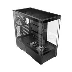 ANTEC Constellation C6 Air Mid-Tower Gaming PC Case - 2 x 120mm PWN Reverse fans, 1 x 140 PWN fan at rear, Curved Glass Desgin w