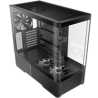 ANTEC Constellation C6 Air Mid-Tower Gaming PC Case - 2 x 120mm PWN Reverse fans, 1 x 140 PWN fan at rear, Curved Glass Desgin w