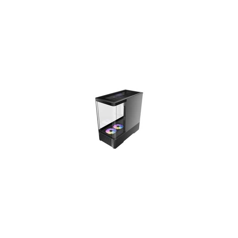 Antec Constellation C6 Air Micro Tower Gaming Case, 1 x USB Type-C / 1 x USB 3.0, Curved Tempered Glass Front and Side Window Pa