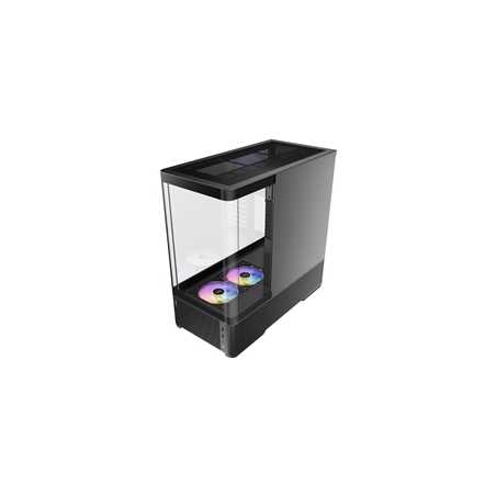 Antec Constellation C6 Air Micro Tower Gaming Case, 1 x USB Type-C / 1 x USB 3.0, Curved Tempered Glass Front and Side Window Pa