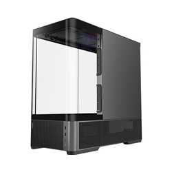Antec Constellation C6 Air Micro Tower Gaming Case, 1 x USB Type-C / 1 x USB 3.0, Curved Tempered Glass Front and Side Window Pa
