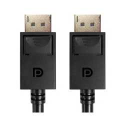 DisplayPort (M) to DisplayPort (M), DisplayPort 2.1, 1m, 8K60Hz Support, 2K240Hz (2560 x 1440) Support, UHBR10, 16k30Hz Support,