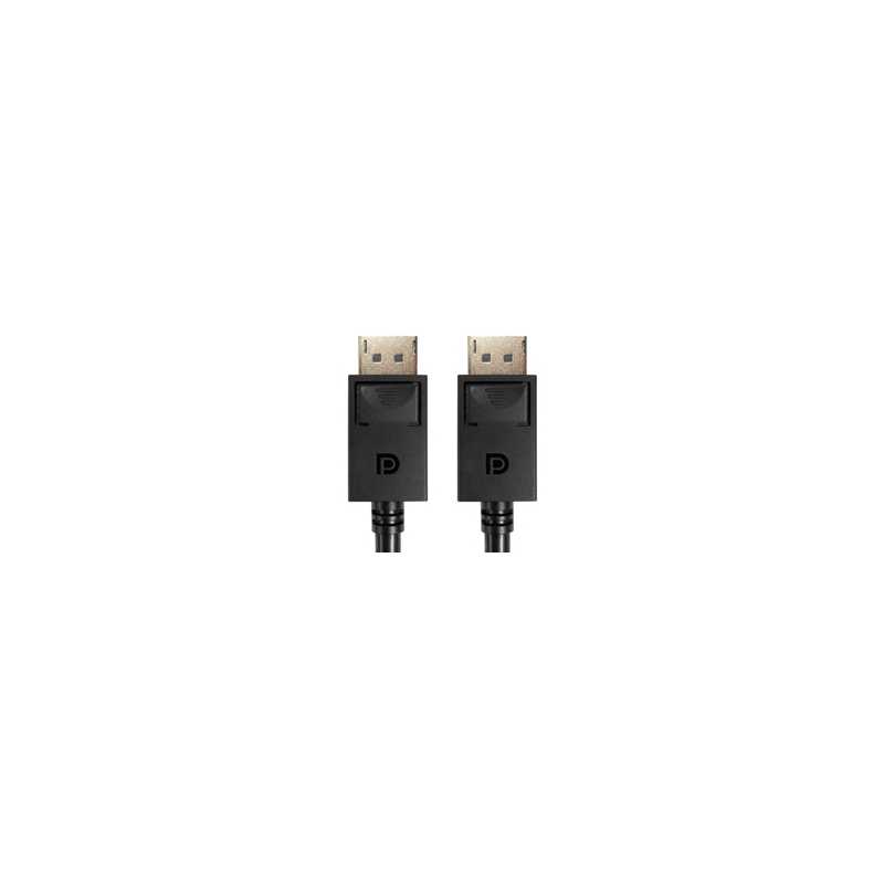 DisplayPort (M) to DisplayPort (M), DisplayPort 2.1, 1m, 8K60Hz Support, 2K240Hz (2560 x 1440) Support, UHBR10, 16k30Hz Support,
