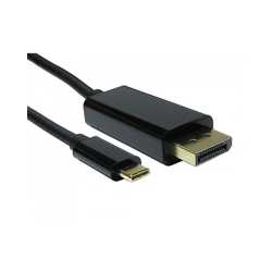 USB-C to DisplayPort 4K 60HZ 1 Meter Black Data Cable