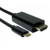 USB-C TO HDMI 4K 60HZ 2 Meter Black Data Cable