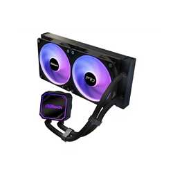 ASRock Pro 240 ARGB AIO Liquid CPU Cooler, 240mm Radiator, Dual 120mm PWM Fans, Addressable RGB, Intel LGA1700/1851 & AMD AM5/AM