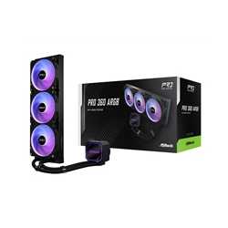 ASRock Pro 360 ARGB AIO Liquid CPU Cooler, 360mm Radiator, Triple 120mm PWM Fans, Addressable RGB, Intel LGA1700/1851 & AMD AM5/