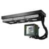 ASRock Steel Legend Dark 360 LCD AIO Liquid CPU Cooler, 360mm Radiator, Triple 120mm PWM ARGB Fans, LCD Display, Intel LGA1700/1