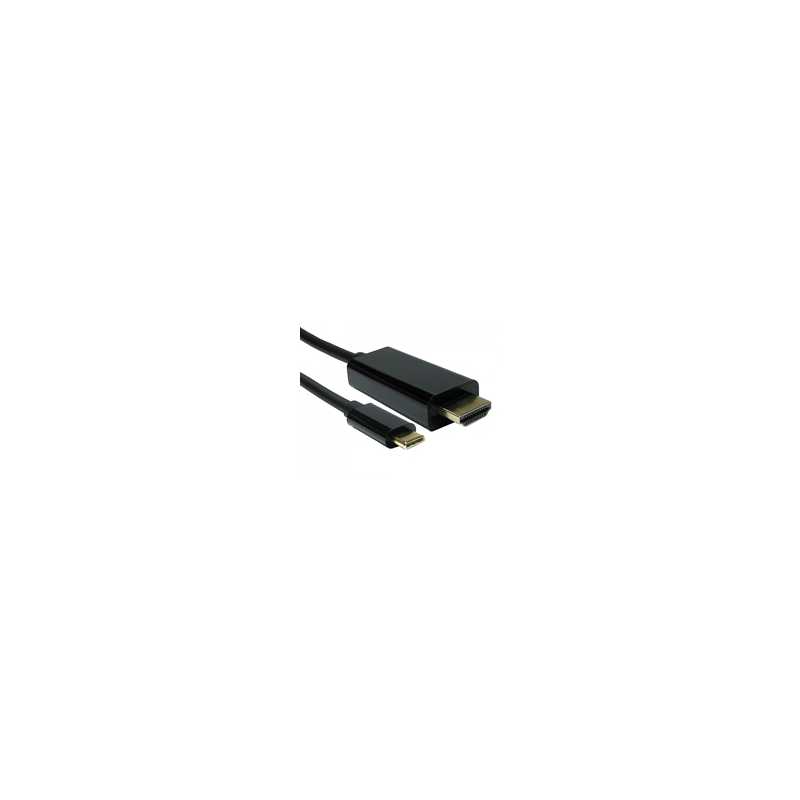 USB C TO HDMI 4K 60HZ 1 Meter Black Data Cable