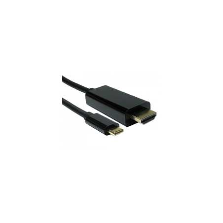 USB C TO HDMI 4K 60HZ 1 Meter Black Data Cable