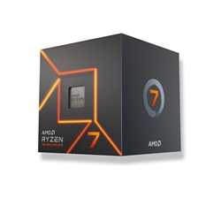 AMD Ryzen 7 7700 with Radeon Graphics, 8 Core Processor, 16 Threads, 3.8GHz up to 5.3GHz Boost, 40MB Cache, 65W, Wraith Prism LE