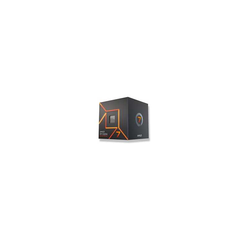AMD Ryzen 7 7700 with Radeon Graphics, 8 Core Processor, 16 Threads, 3.8GHz up to 5.3GHz Boost, 40MB Cache, 65W, Wraith Prism LE