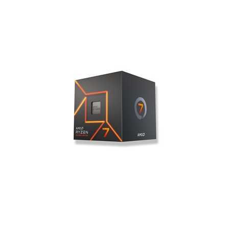 AMD Ryzen 7 7700 with Radeon Graphics, 8 Core Processor, 16 Threads, 3.8GHz up to 5.3GHz Boost, 40MB Cache, 65W, Wraith Prism LE