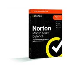 Norton Mobile Scam Defence 1 Device 1-year Subscription,Includes AI-Powered Scam Protection Across Email, Texts, Calls and Web, 
