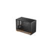 DeepCool CH260 Micro-ATX Mini Tower PC Gaming Case, Wood, Tempered Glass Side Panel USB Type-C High Airflow Supports ATX PSU & R